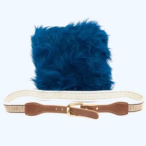 Vintage Brown & Cream Belt